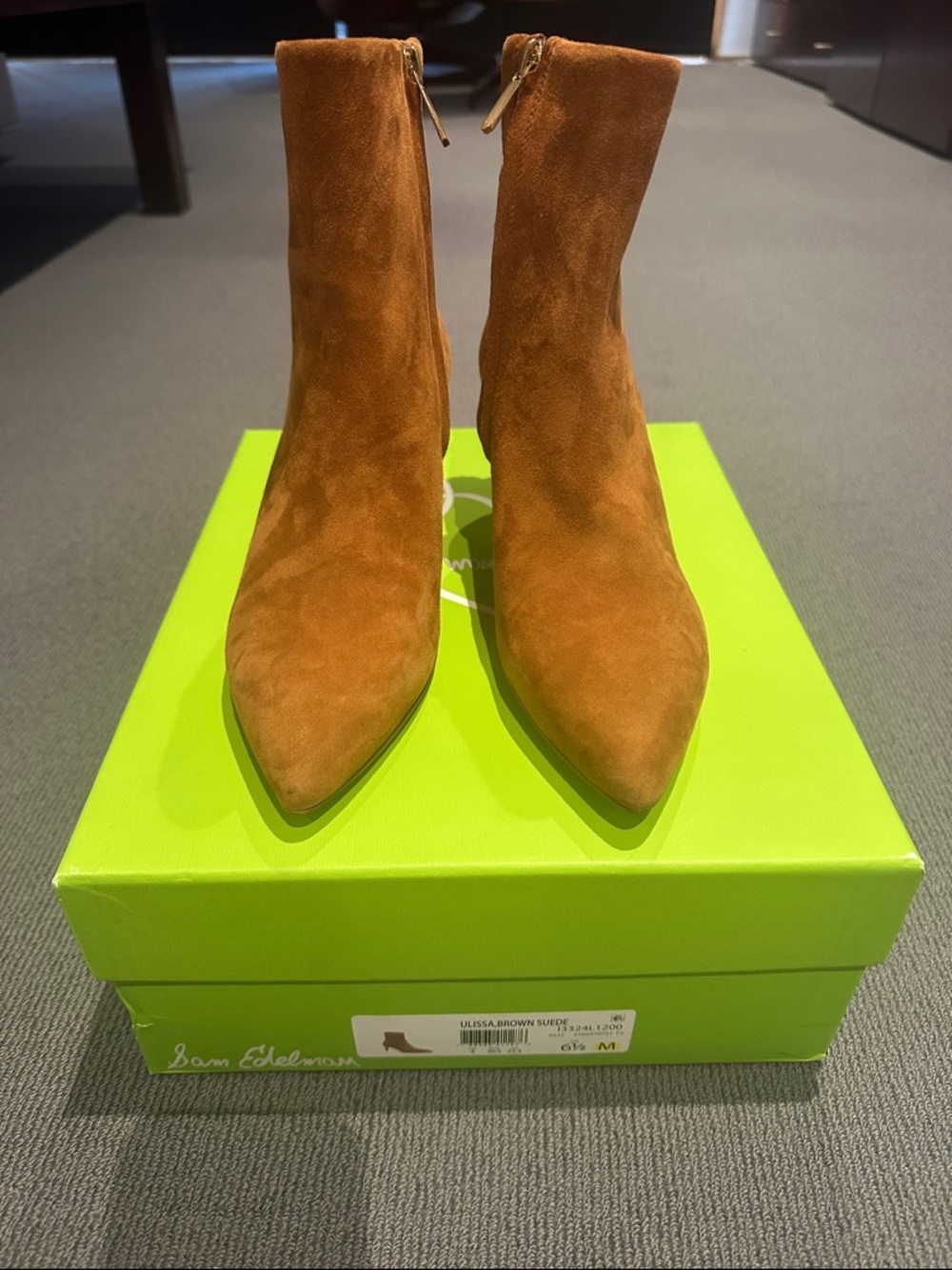 NIB San Edelman Ulissa in Brown Suede - Picture 3 of 14